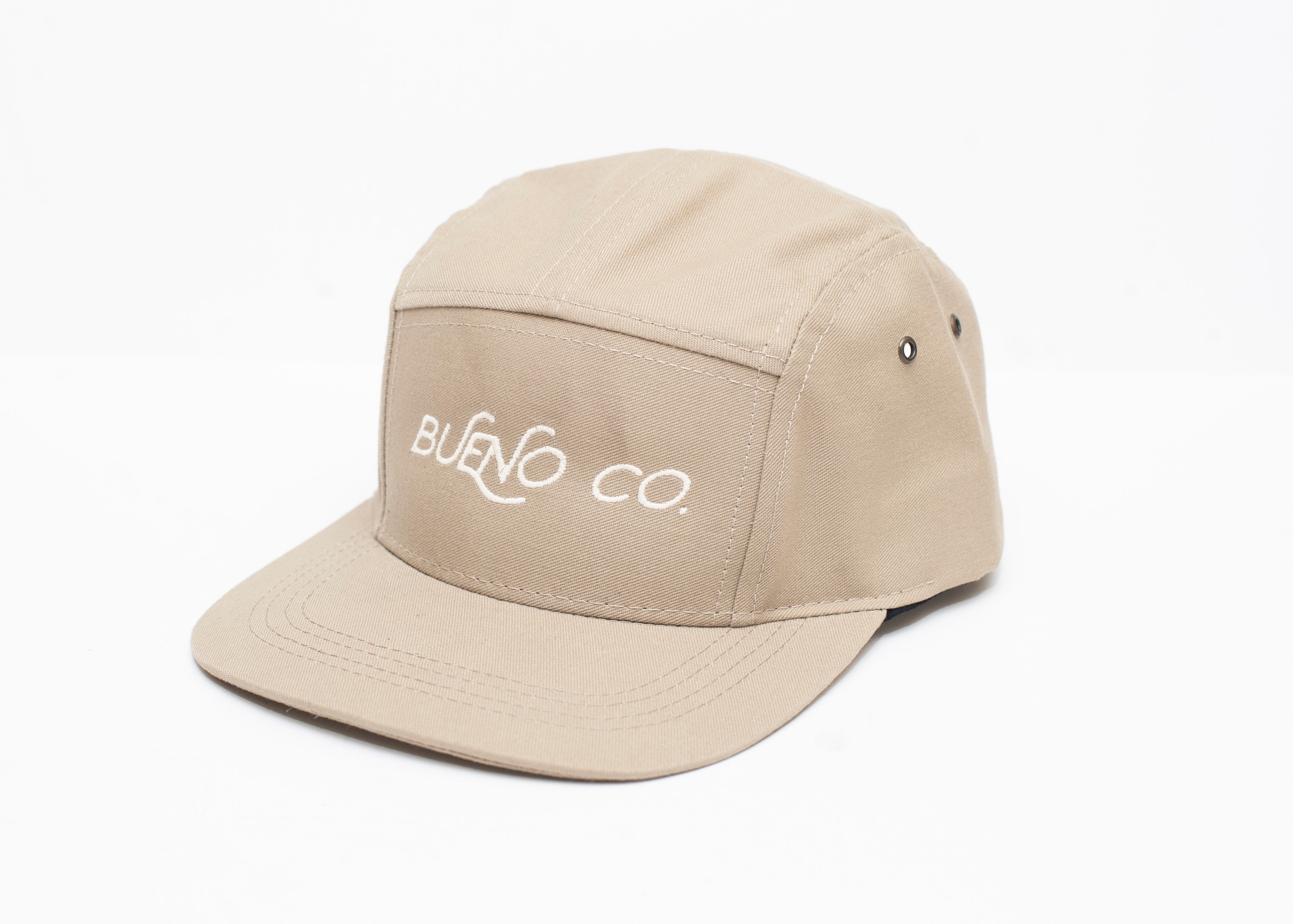 5 Panel Camp Hat in Cream